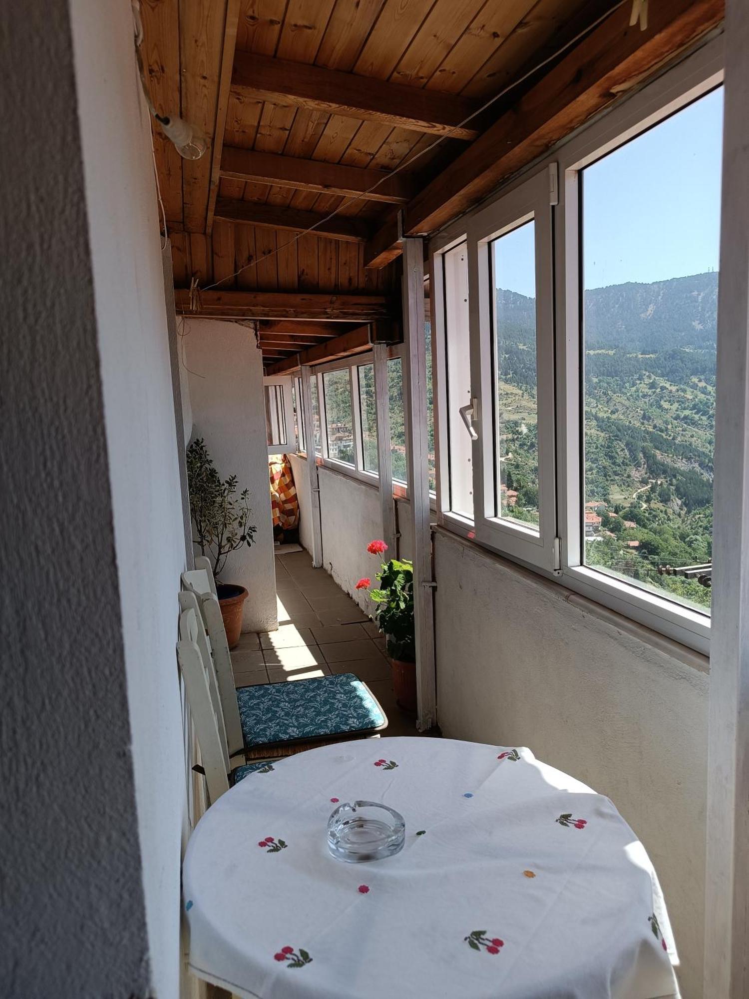 Cozy Loft With Fireplace & View Metsovo Exterior foto